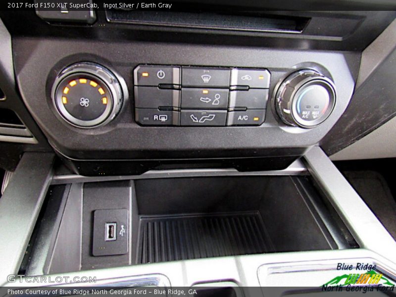 Ingot Silver / Earth Gray 2017 Ford F150 XLT SuperCab