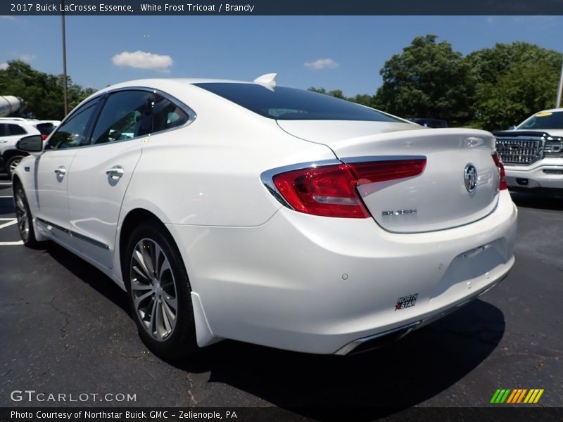 White Frost Tricoat / Brandy 2017 Buick LaCrosse Essence