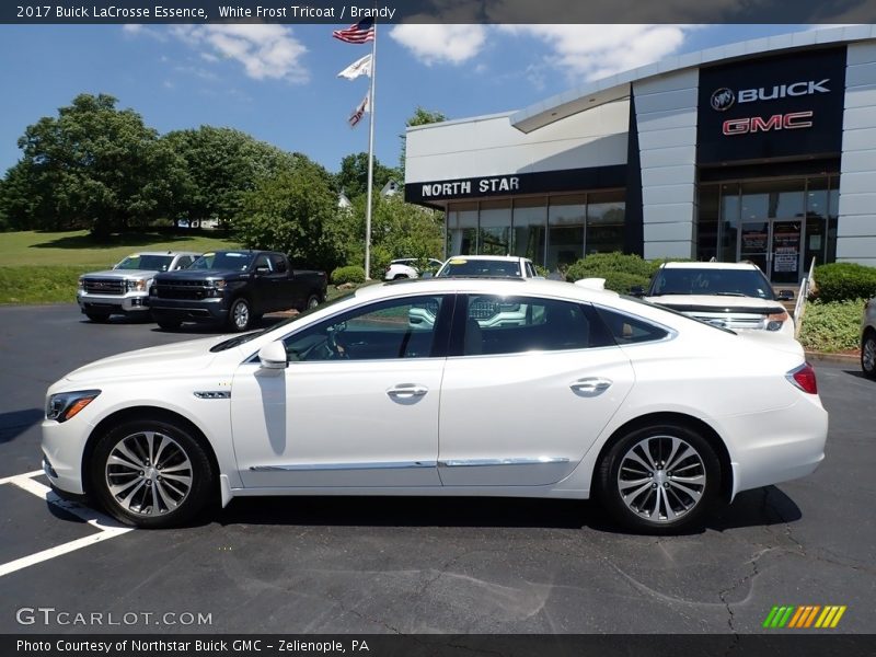 White Frost Tricoat / Brandy 2017 Buick LaCrosse Essence