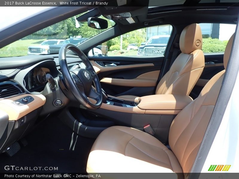 White Frost Tricoat / Brandy 2017 Buick LaCrosse Essence