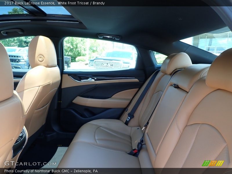 White Frost Tricoat / Brandy 2017 Buick LaCrosse Essence