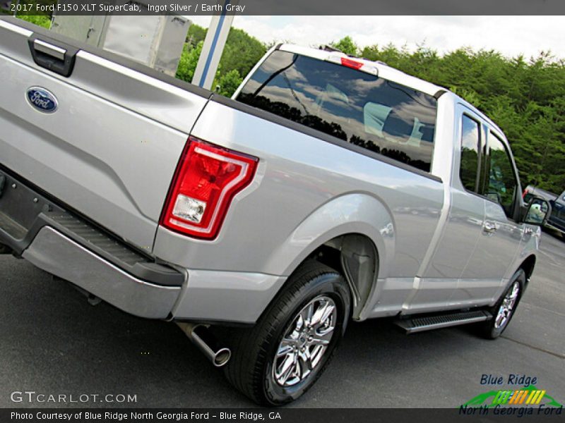 Ingot Silver / Earth Gray 2017 Ford F150 XLT SuperCab