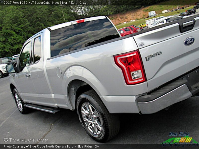 Ingot Silver / Earth Gray 2017 Ford F150 XLT SuperCab