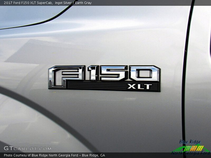Ingot Silver / Earth Gray 2017 Ford F150 XLT SuperCab