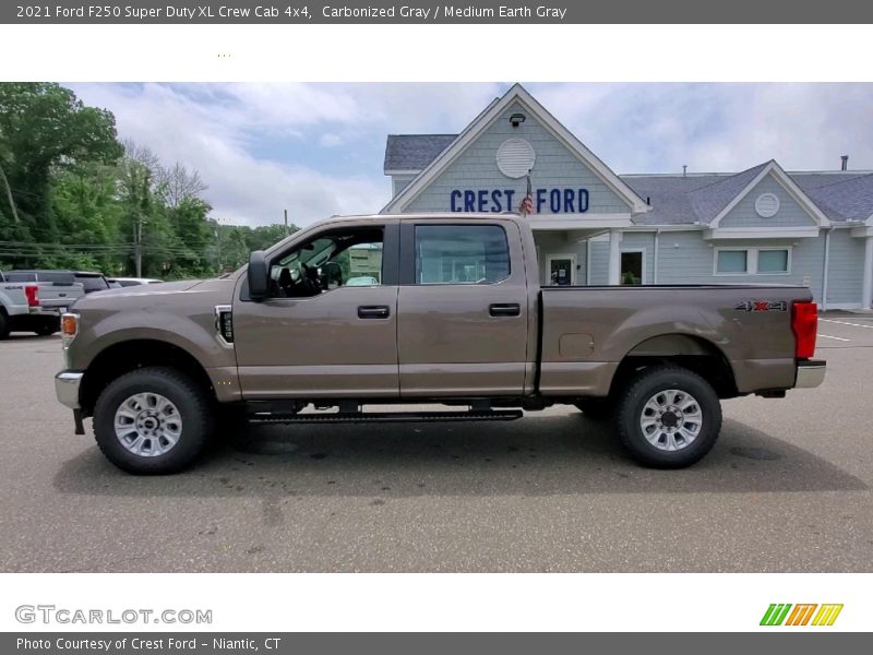 Carbonized Gray / Medium Earth Gray 2021 Ford F250 Super Duty XL Crew Cab 4x4