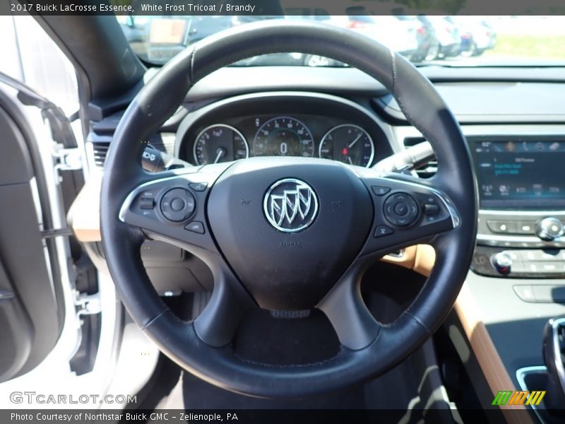 White Frost Tricoat / Brandy 2017 Buick LaCrosse Essence