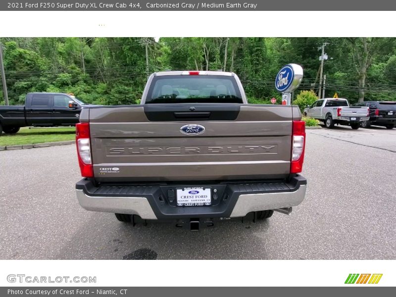 Carbonized Gray / Medium Earth Gray 2021 Ford F250 Super Duty XL Crew Cab 4x4