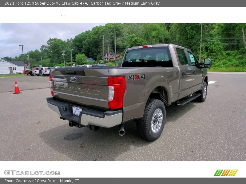 Carbonized Gray / Medium Earth Gray 2021 Ford F250 Super Duty XL Crew Cab 4x4