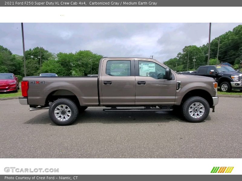 Carbonized Gray / Medium Earth Gray 2021 Ford F250 Super Duty XL Crew Cab 4x4