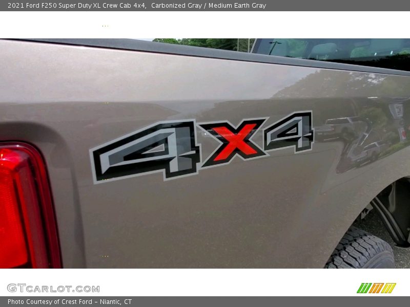 Carbonized Gray / Medium Earth Gray 2021 Ford F250 Super Duty XL Crew Cab 4x4