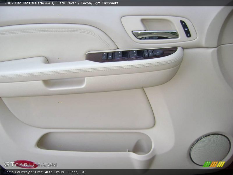 Black Raven / Cocoa/Light Cashmere 2007 Cadillac Escalade AWD