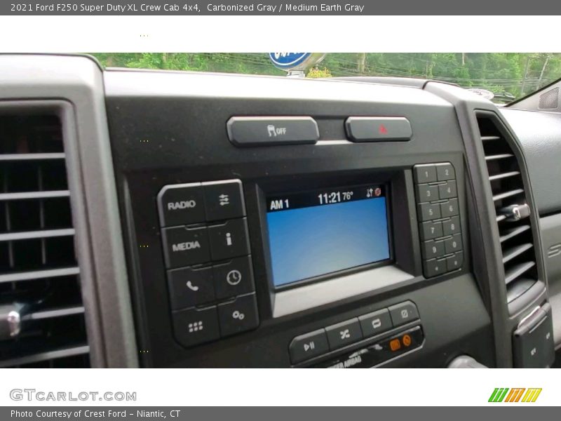 Carbonized Gray / Medium Earth Gray 2021 Ford F250 Super Duty XL Crew Cab 4x4