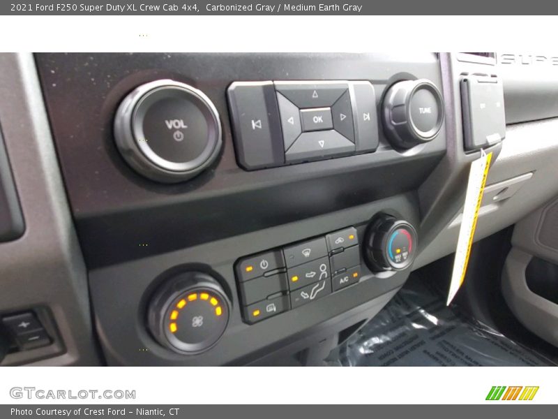 Carbonized Gray / Medium Earth Gray 2021 Ford F250 Super Duty XL Crew Cab 4x4