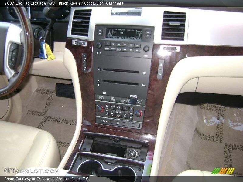 Black Raven / Cocoa/Light Cashmere 2007 Cadillac Escalade AWD