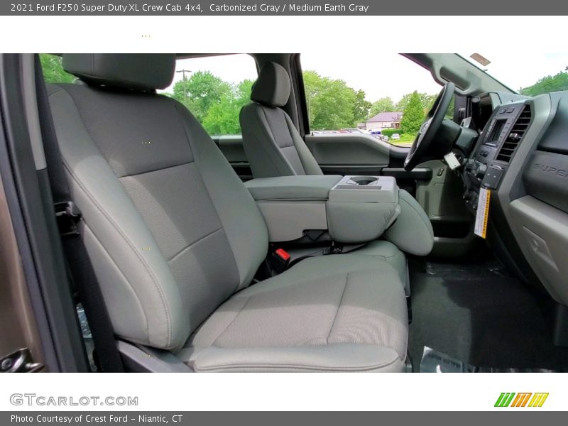 Carbonized Gray / Medium Earth Gray 2021 Ford F250 Super Duty XL Crew Cab 4x4