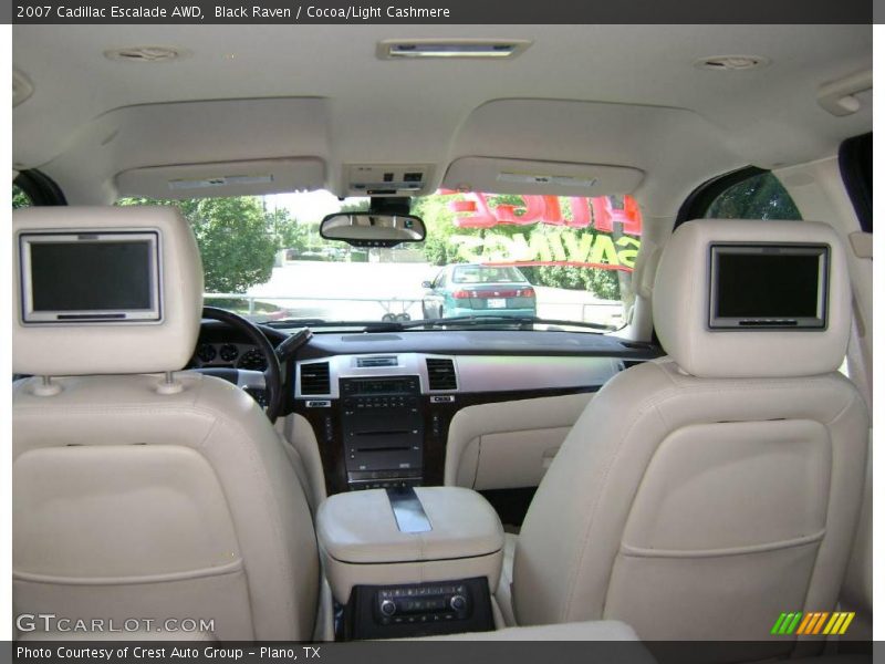Black Raven / Cocoa/Light Cashmere 2007 Cadillac Escalade AWD