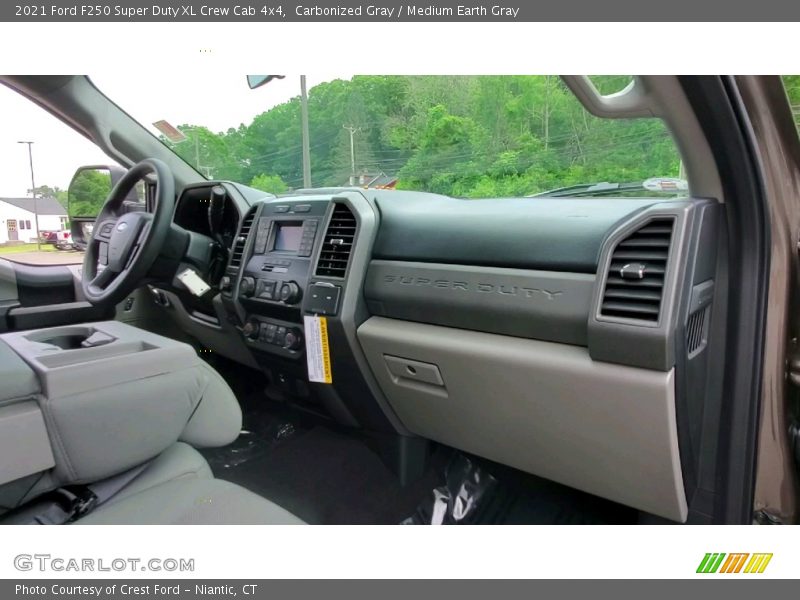 Carbonized Gray / Medium Earth Gray 2021 Ford F250 Super Duty XL Crew Cab 4x4