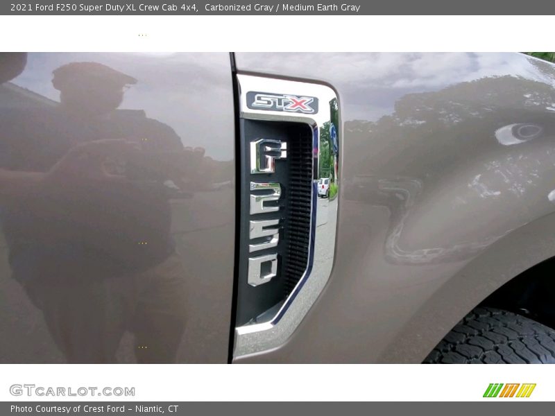 Carbonized Gray / Medium Earth Gray 2021 Ford F250 Super Duty XL Crew Cab 4x4