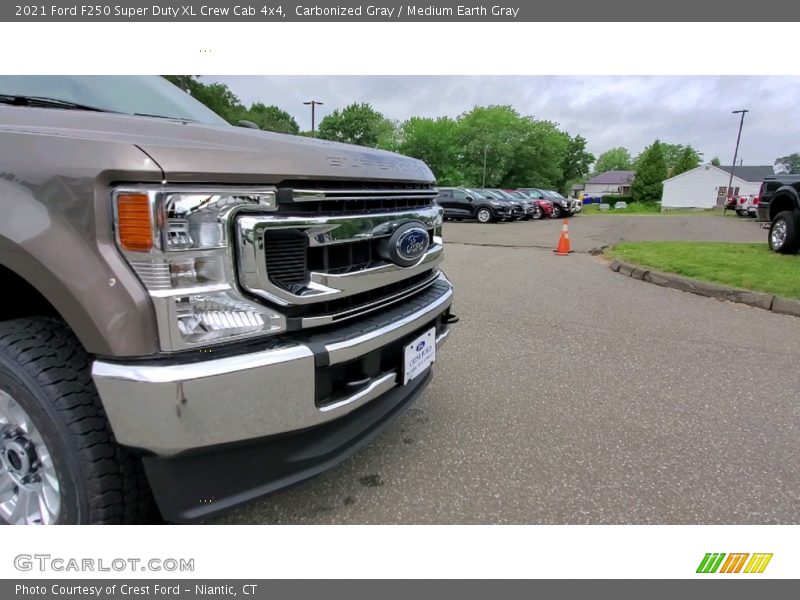 Carbonized Gray / Medium Earth Gray 2021 Ford F250 Super Duty XL Crew Cab 4x4