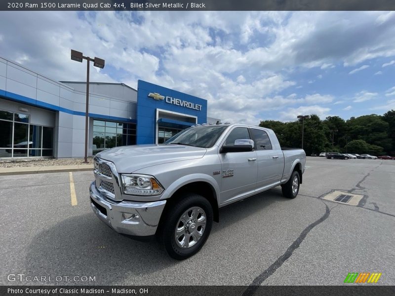 Billet Silver Metallic / Black 2020 Ram 1500 Laramie Quad Cab 4x4