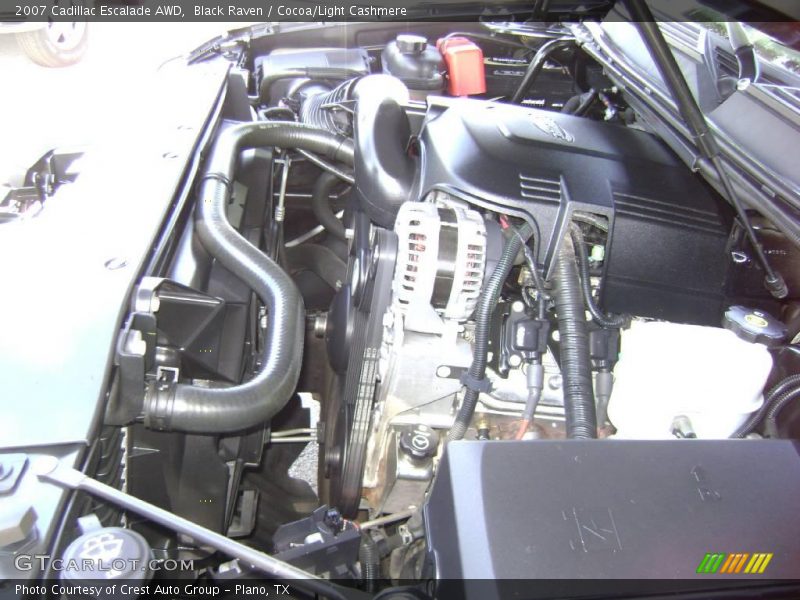 Black Raven / Cocoa/Light Cashmere 2007 Cadillac Escalade AWD