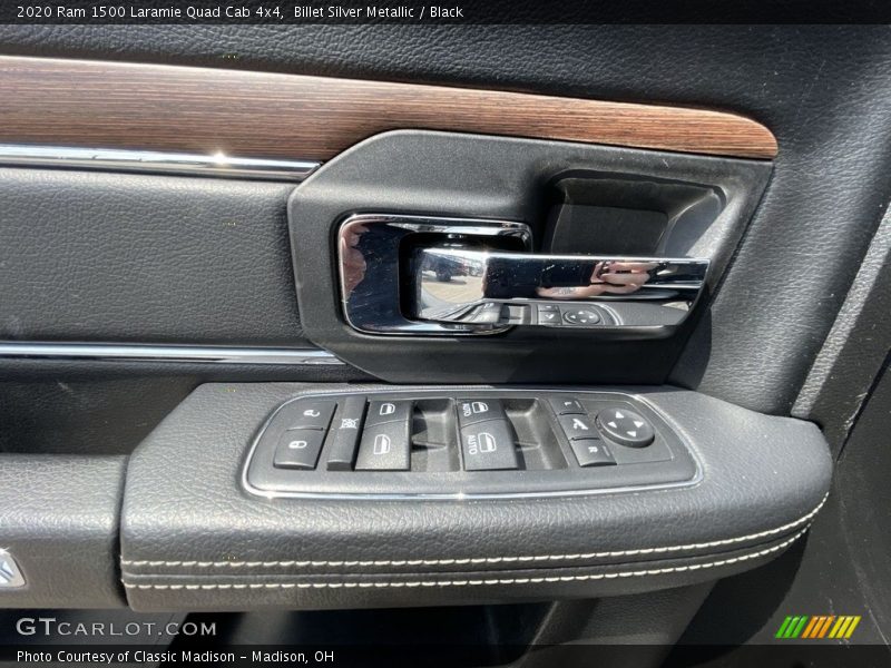 Billet Silver Metallic / Black 2020 Ram 1500 Laramie Quad Cab 4x4