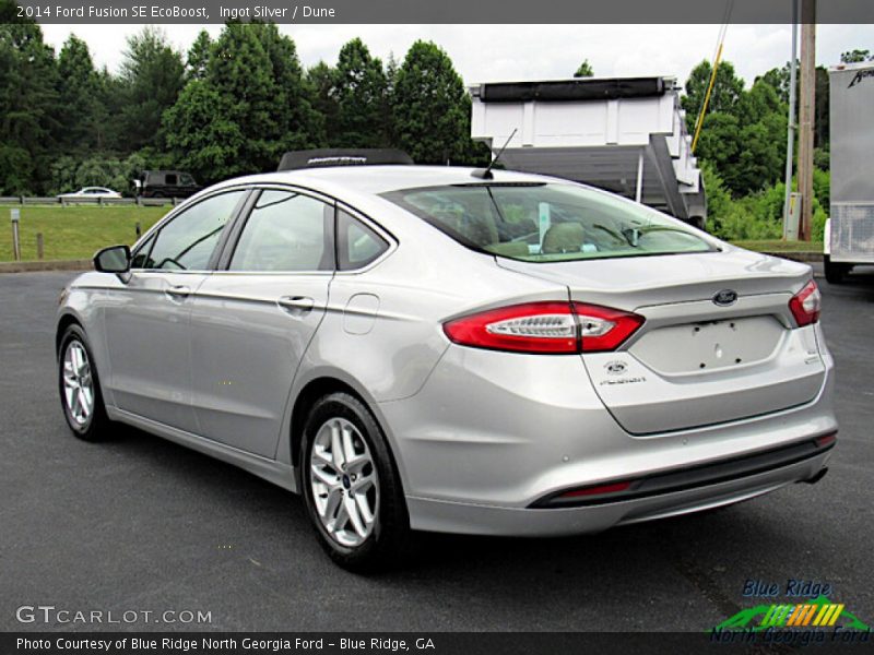 Ingot Silver / Dune 2014 Ford Fusion SE EcoBoost