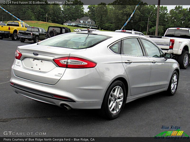 Ingot Silver / Dune 2014 Ford Fusion SE EcoBoost
