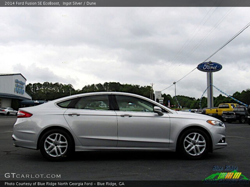 Ingot Silver / Dune 2014 Ford Fusion SE EcoBoost