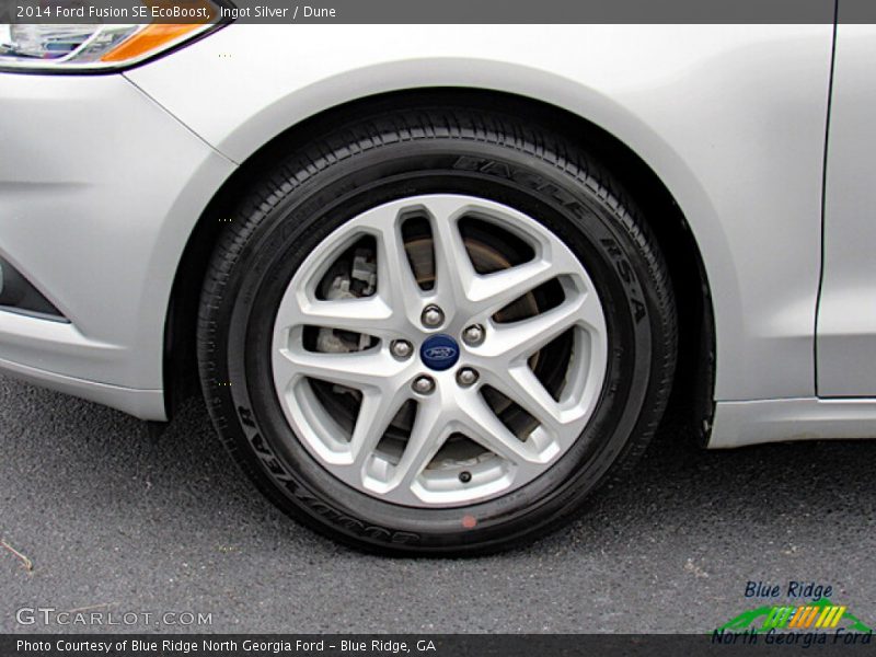 Ingot Silver / Dune 2014 Ford Fusion SE EcoBoost