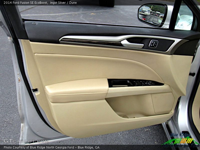 Ingot Silver / Dune 2014 Ford Fusion SE EcoBoost