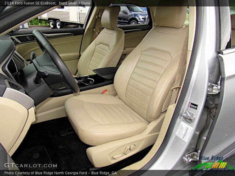 Ingot Silver / Dune 2014 Ford Fusion SE EcoBoost