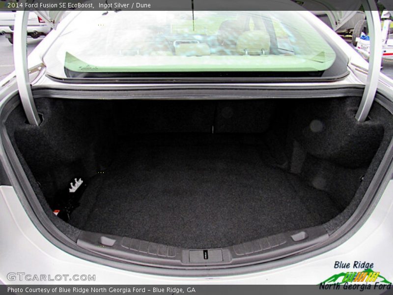 Ingot Silver / Dune 2014 Ford Fusion SE EcoBoost