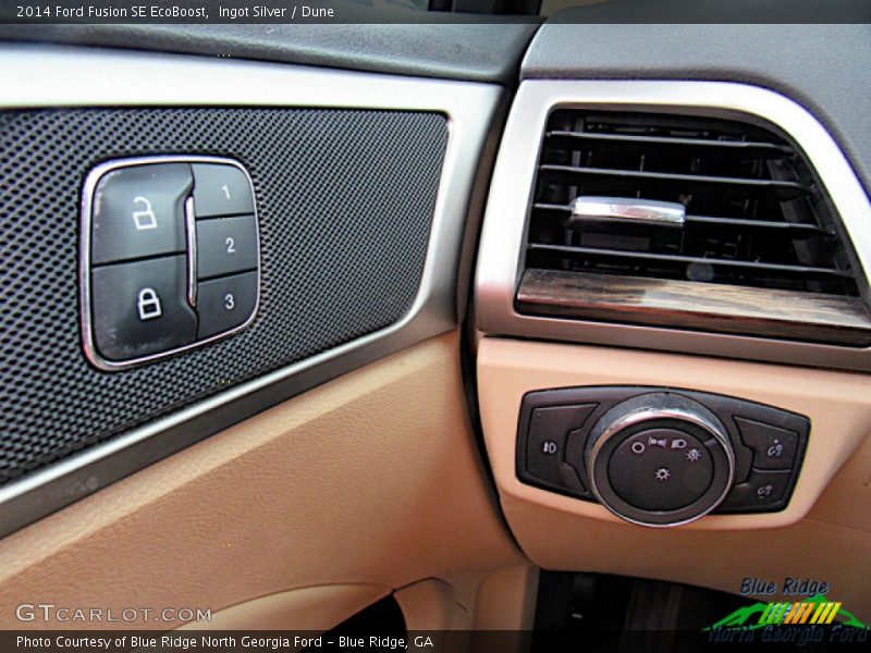 Ingot Silver / Dune 2014 Ford Fusion SE EcoBoost