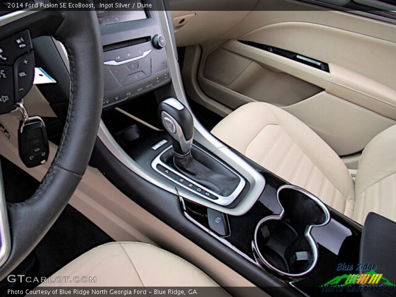 Ingot Silver / Dune 2014 Ford Fusion SE EcoBoost