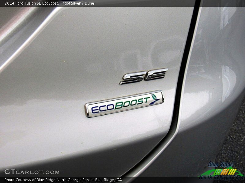 Ingot Silver / Dune 2014 Ford Fusion SE EcoBoost