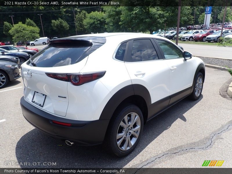 Snowflake White Pearl Mica / Black 2021 Mazda CX-30 Select AWD