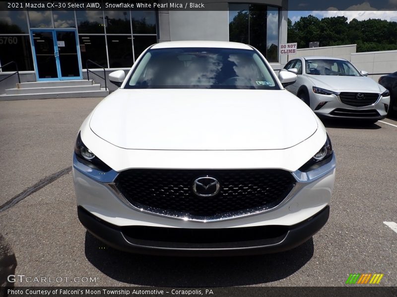 Snowflake White Pearl Mica / Black 2021 Mazda CX-30 Select AWD
