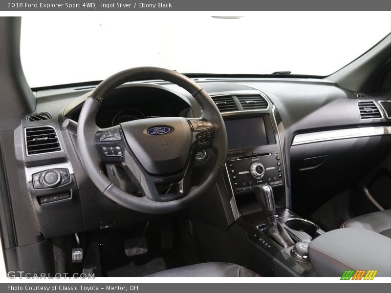 Ingot Silver / Ebony Black 2018 Ford Explorer Sport 4WD