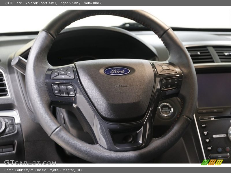 Ingot Silver / Ebony Black 2018 Ford Explorer Sport 4WD