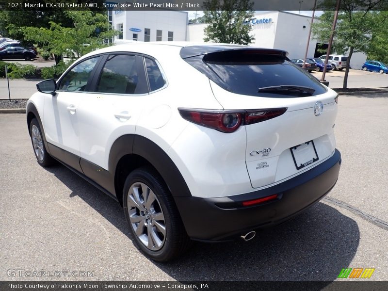 Snowflake White Pearl Mica / Black 2021 Mazda CX-30 Select AWD