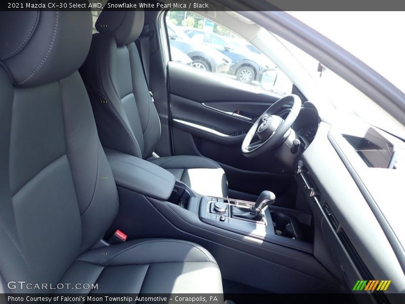 Snowflake White Pearl Mica / Black 2021 Mazda CX-30 Select AWD