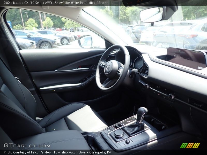 Snowflake White Pearl Mica / Black 2021 Mazda CX-30 Select AWD