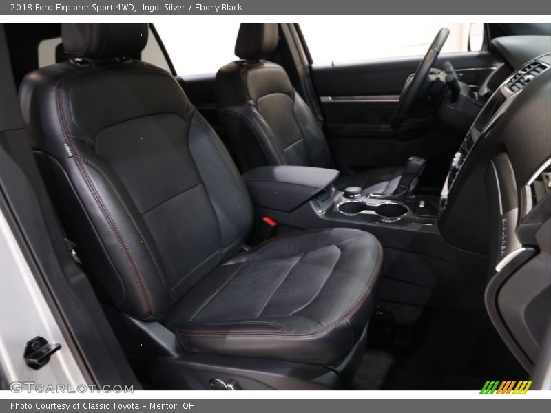 Ingot Silver / Ebony Black 2018 Ford Explorer Sport 4WD