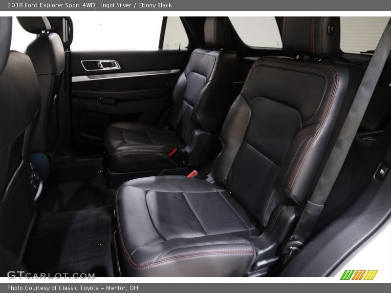 Ingot Silver / Ebony Black 2018 Ford Explorer Sport 4WD