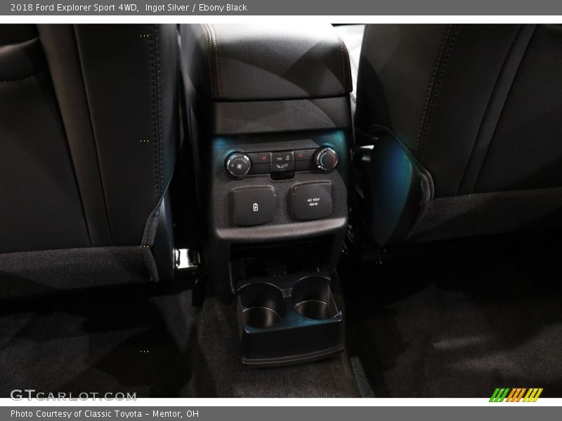 Ingot Silver / Ebony Black 2018 Ford Explorer Sport 4WD