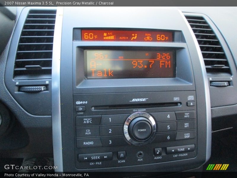 Precision Gray Metallic / Charcoal 2007 Nissan Maxima 3.5 SL