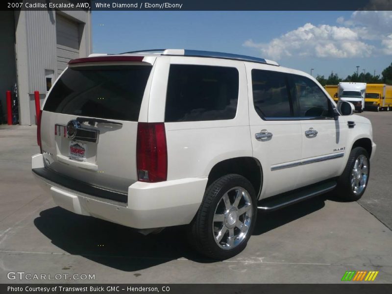 White Diamond / Ebony/Ebony 2007 Cadillac Escalade AWD