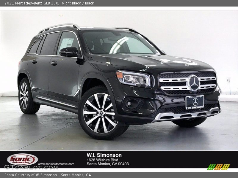 Night Black / Black 2021 Mercedes-Benz GLB 250