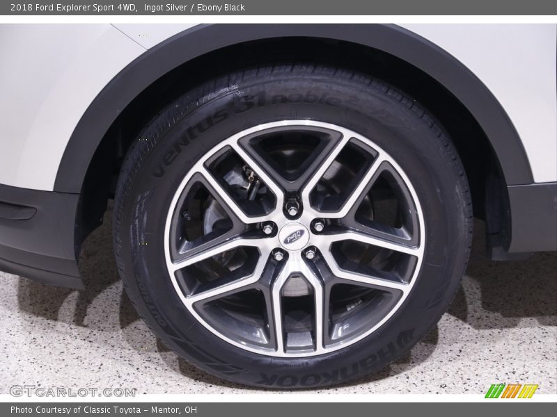 Ingot Silver / Ebony Black 2018 Ford Explorer Sport 4WD